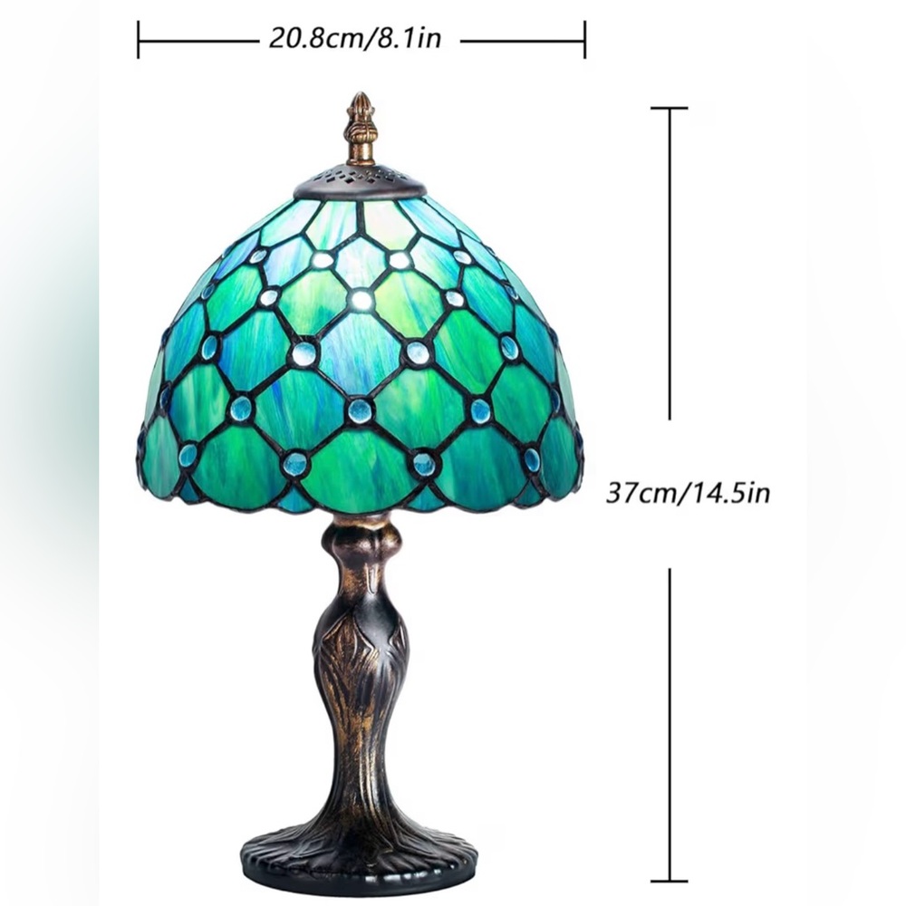 Tiffany Style Dragonfly Lamp NWT - Picture 2 of 6